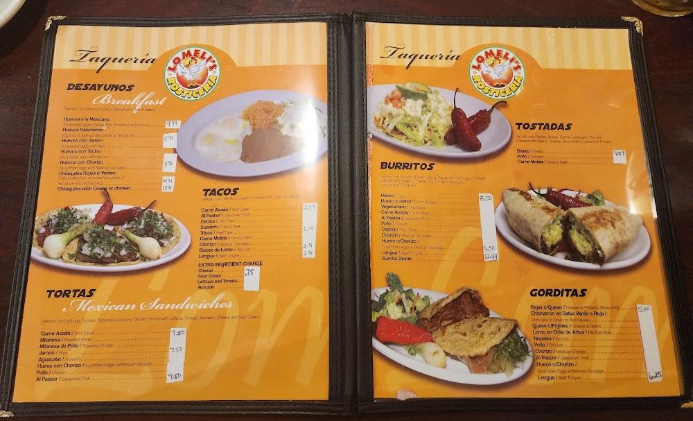 Lomeli's Rosticeria Menu image 1