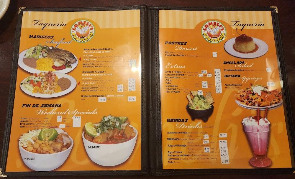 Lomeli's Rosticeria Menu image 2