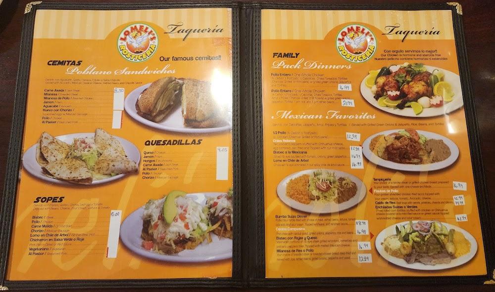 Lomeli's Rosticeria Menu image 3
